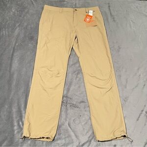 Simms Superlight Pants Mens 36 Cork Brown Khaki Fishing UPF Water Repellent